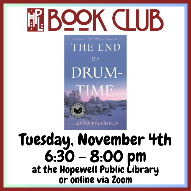HPL Book Club The End of Drum Time (November)