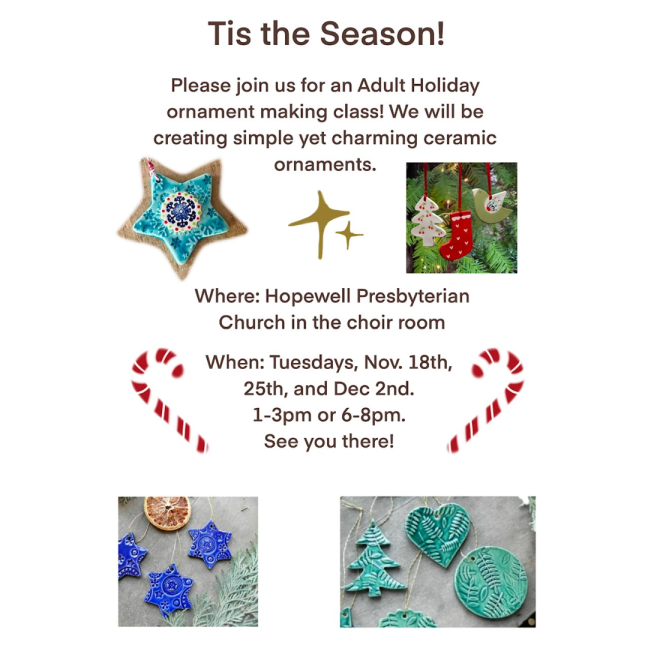 Holiday Ceramics (Instagram Post)