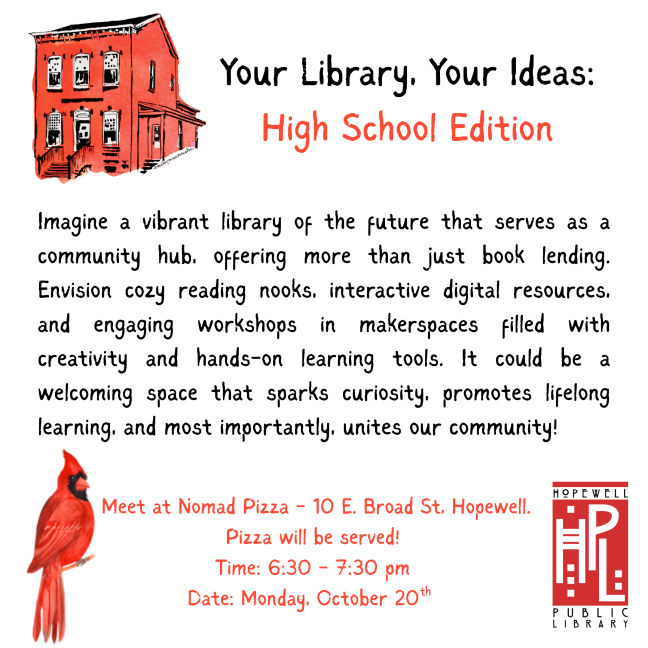 Your Library, Your Ideas High School Edition