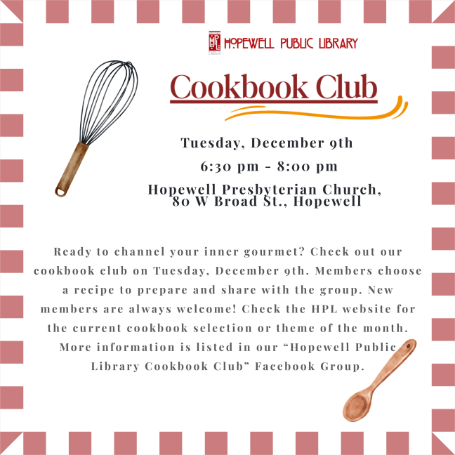 09 Cookbook Club December